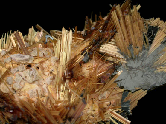 Rutile over Hematite from Novo Horizonte, Bahia, Brazil