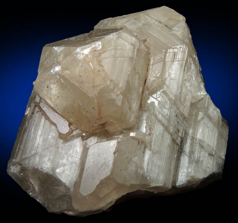 Cerussite (twinned crystals) from Mibladen, Haute Moulouya Basin, Zeida-Aouli-Mibladen belt, Midelt Province, Morocco