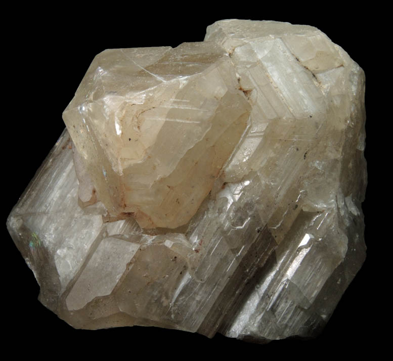 Cerussite (twinned crystals) from Mibladen, Haute Moulouya Basin, Zeida-Aouli-Mibladen belt, Midelt Province, Morocco