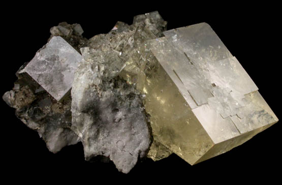 Fluorite from May Stone Quarry, Fort Wayne, Allen County, Indiana