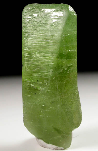 Forsterite var. Peridot (gem-grade crystal) from Suppat, Naran-Kagan Valley, Kohistan District, Khyber Pakhtunkhwa (North-West Frontier Province), Pakistan