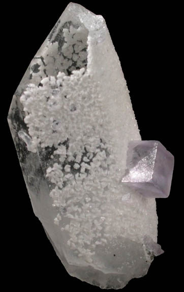Quartz with Fluorite and Dolomite from Shangbao Mine, Leiyang, Hunan, China