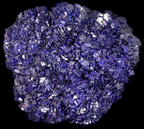 Azurite from Big Indian Mine, near La Sal, San Juan County, Utah