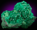 Dioptase over Malachite from Argentina