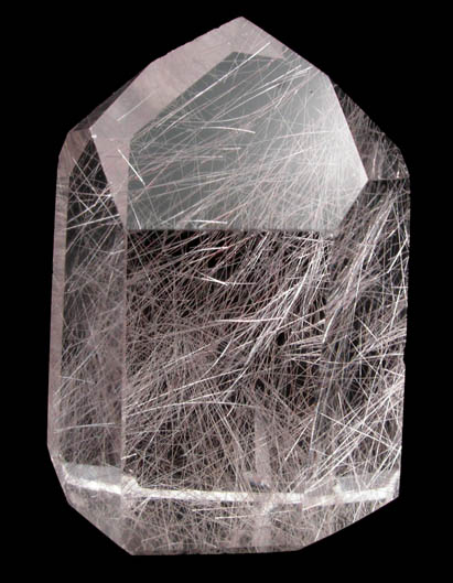 Quartz with acicular inclusions from Brazil