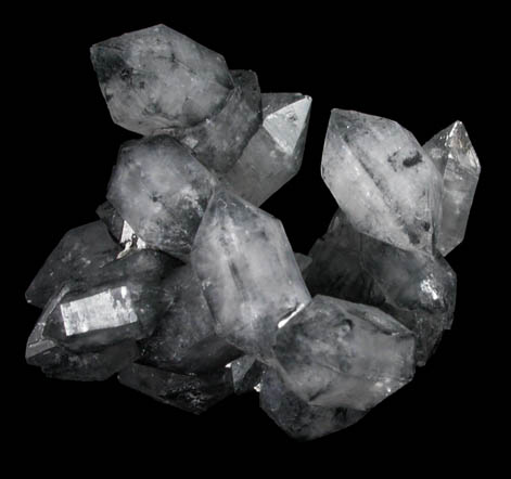 Quartz with Boulangerite inclusions from Cavnic Mine (Kapnikbanya), Maramures, Romania