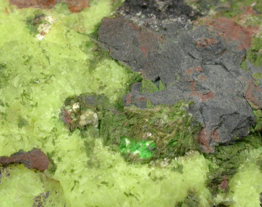 Liebigite with Voglite from White Canyon No. 1 Mine, San Juan County, Utah