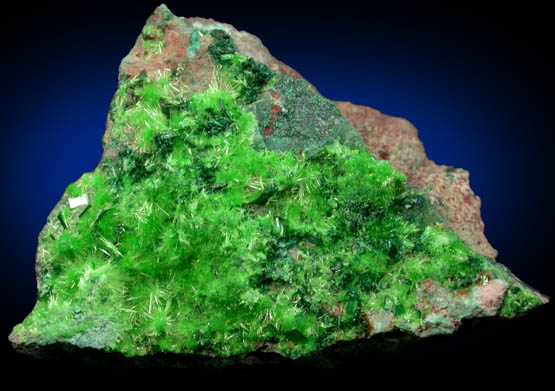 Cuprosklodowskite from Musonoi Mine, Kolwezi District, Katanga Copperbelt, Lualaba Province, Democratic Republic of the Congo