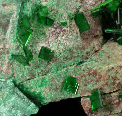 Cuprosklodowskite with Torbernite-Metatorbernite from Musonoi Mine, Kolwezi District, Katanga Copperbelt, Lualaba Province, Democratic Republic of the Congo