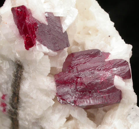 Cinnabar on Dolomite from Fenghuang, Xiangxi, Hunan, China