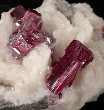 Cinnabar on Dolomite from Fenghuang, Xiangxi, Hunan, China