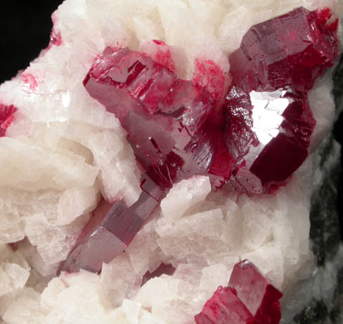 Cinnabar on Dolomite from Fenghuang, Xiangxi, Hunan, China