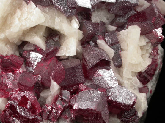 Cinnabar on Dolomite from Wanshan, Tongren, Guizhou Province, China