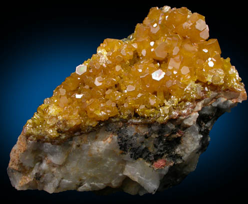 Mimetite from Guatomo Mine, near Tham Thalu, south of Hat Yai, Yala Province, Thailand