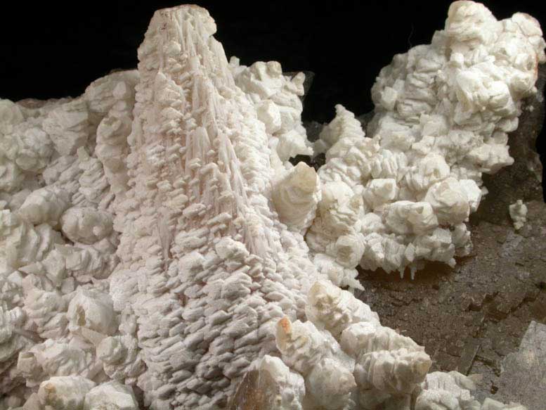 Benstonite on Calcite over Fluorite from Minerva #1 Mine, Cave-in-Rock District, Hardin County, Illinois
