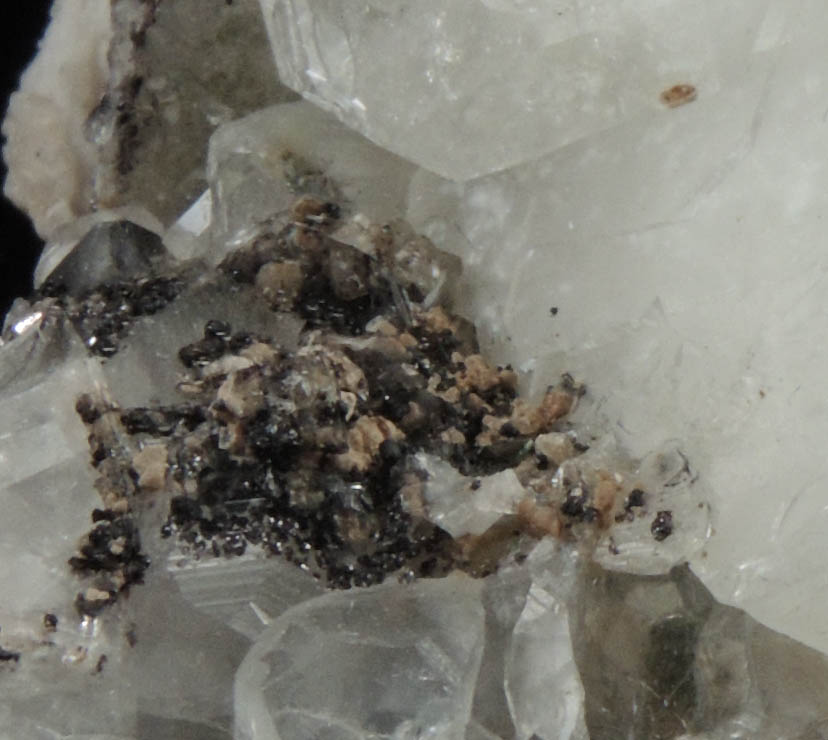 Apophyllite with Hematite from Prospect Park Quarry, Prospect Park, Passaic County, New Jersey