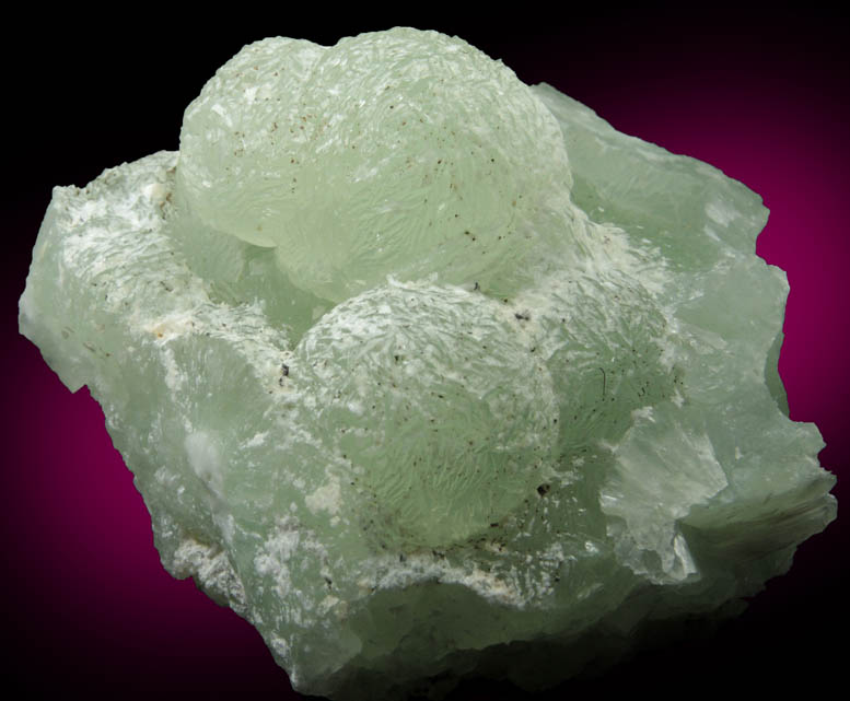 Prehnite with Laumontite from Upper New Street Quarry, Paterson, Passaic County, New Jersey