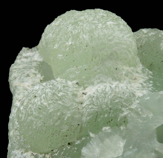 Prehnite with Laumontite from Upper New Street Quarry, Paterson, Passaic County, New Jersey