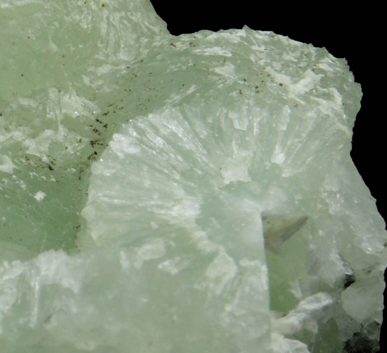 Prehnite with Laumontite from Upper New Street Quarry, Paterson, Passaic County, New Jersey