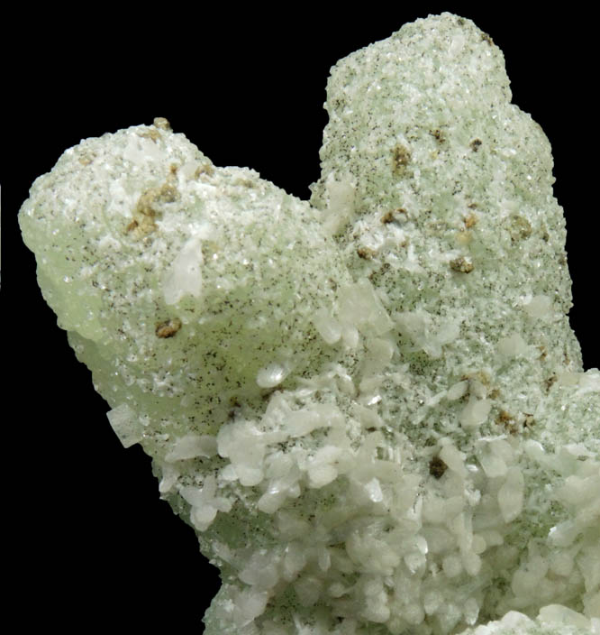 Prehnite pseudomorphs after Anhydrite from Upper New Street Quarry, Paterson, Passaic County, New Jersey