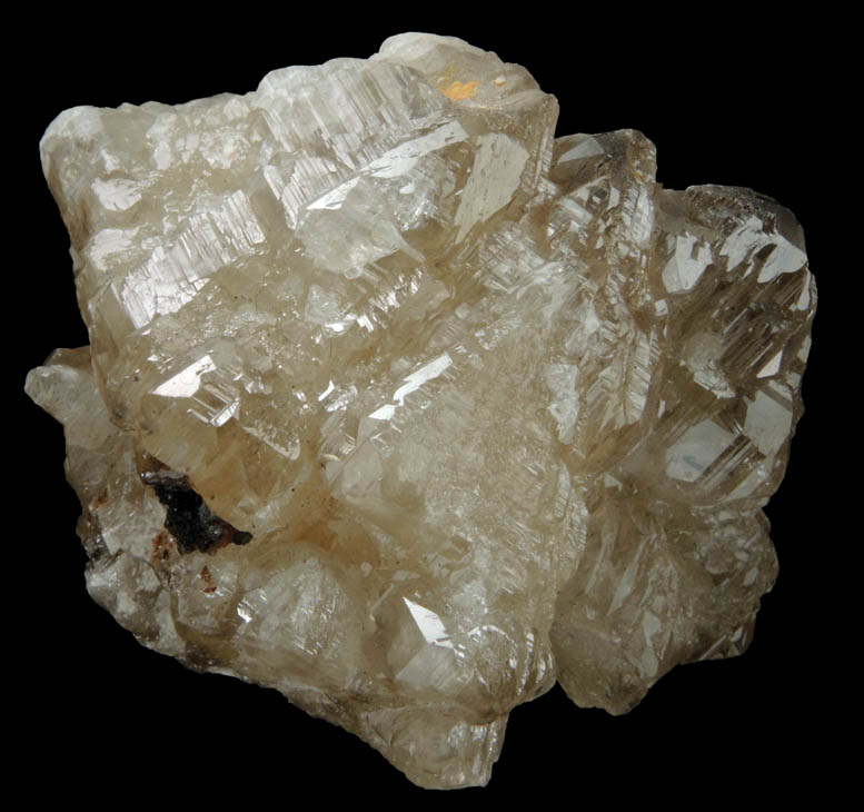 Cerussite (cyclic-twinned crystals) from Mibladen, Haute Moulouya Basin, Zeida-Aouli-Mibladen belt, Midelt Province, Morocco