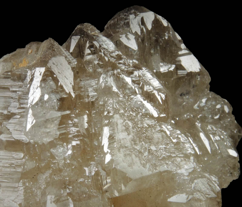 Cerussite (cyclic-twinned crystals) from Mibladen, Haute Moulouya Basin, Zeida-Aouli-Mibladen belt, Midelt Province, Morocco