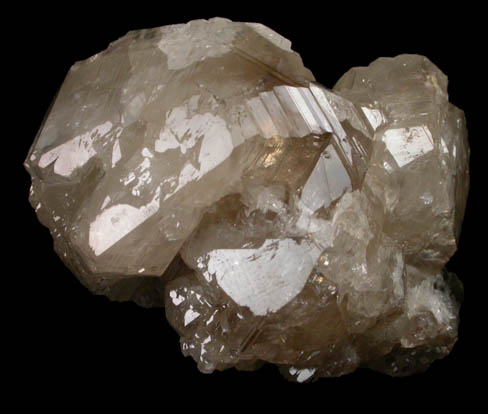 Cerussite (twinned crystals) from Mibladen, Haute Moulouya Basin, Zeida-Aouli-Mibladen belt, Midelt Province, Morocco