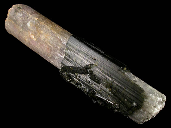 Lepidolite pseudomorph after Elbaite Tourmaline from Jacare Mine, Itinga, Minas Gerais, Brazil