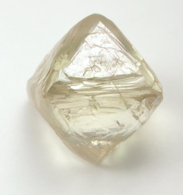 Diamond (1.66 carat gem-grade yellow octahedral crystal) from Lunda Norte, Angola