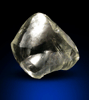 Diamond (1.28 carat cuttable pale-yellow flattened irregular crystal) from Sakha (Yakutia) Republic, Siberia, Russia