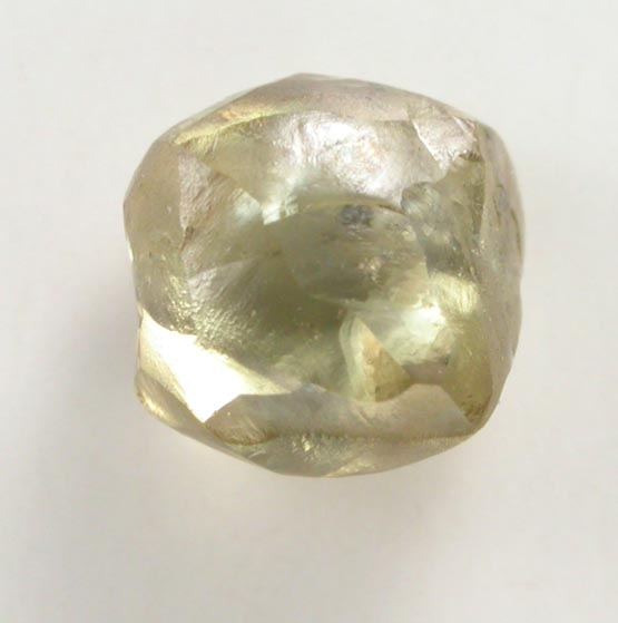 Diamond (0.96 carat fancy yellow-gray complex crystal) from Almazy Anabara Mine, Republic of Sakha, Siberia, Russia