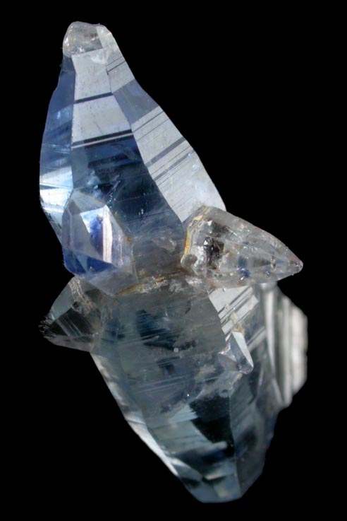 Corundum var. Sapphire (gem-grade) from Central Highland Belt, near Ratnapura, Sabaragamuwa Province, Sri Lanka