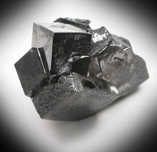 Magnetite (rare cubic and tetrahexahedral crystal form) from ZCA Mine No. 4, Fowler Ore Body, 2500' Level, Balmat, St. Lawrence County, New York