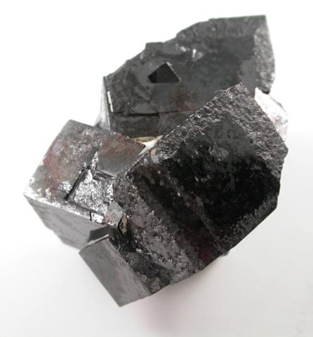 Magnetite (rare cubic and tetrahexahedral crystal form) from ZCA Mine No. 4, Fowler Ore Body, 2500' Level, Balmat, St. Lawrence County, New York