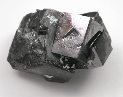 Magnetite (rare cubic and tetrahexahedral crystal form) from ZCA Mine No. 4, Fowler Ore Body, 2500' Level, Balmat, St. Lawrence County, New York