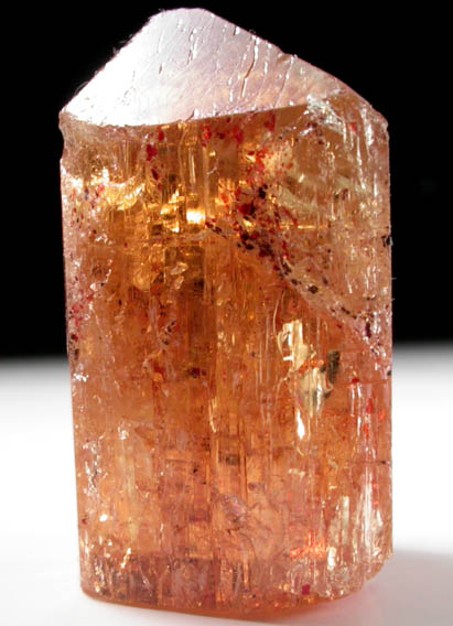 Topaz var. Imperial Topaz from Rodrigo Silva, Ouro Preto, Minas Gerais, Brazil