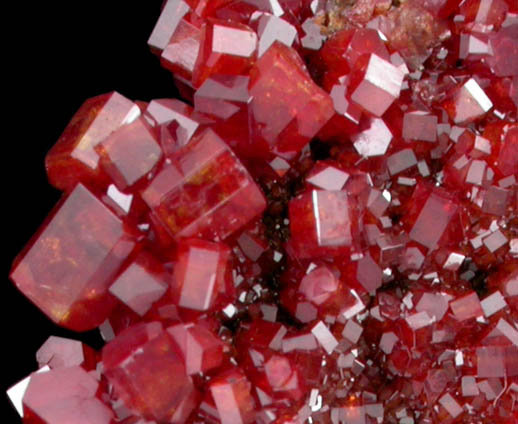 Vanadinite from Apache Mine (Vanadium Shaft), 8 km north of Globe, Gila County, Arizona