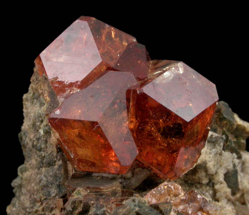 Grossular Garnet with Quartz from Vesper Peak, Snohomish County, Washington