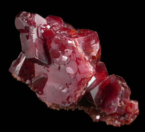 Vanadinite from Mibladen, Haute Moulouya Basin, Zeida-Aouli-Mibladen belt, Midelt Province, Morocco