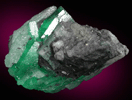 Beryl var. Emerald with Pyrite from Polveros Mine, Vasquez-Yacopí District, Boyacá Department, Colombia