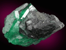 Beryl var. Emerald with Pyrite from Polveros Mine, Vasquez-Yacop District, Boyac Department, Colombia