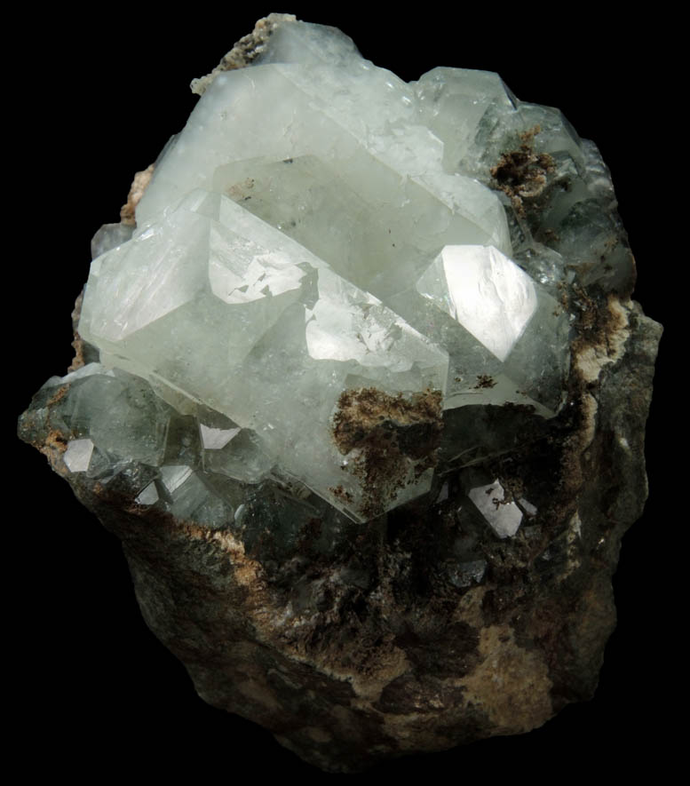 Apophyllite from State Pit, Millington Quarry, Bernards Township, Somerset County, New Jersey