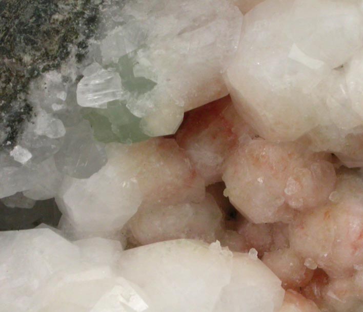 Analcime with Prehnite from Upper New Street Quarry, Paterson, Passaic County, New Jersey