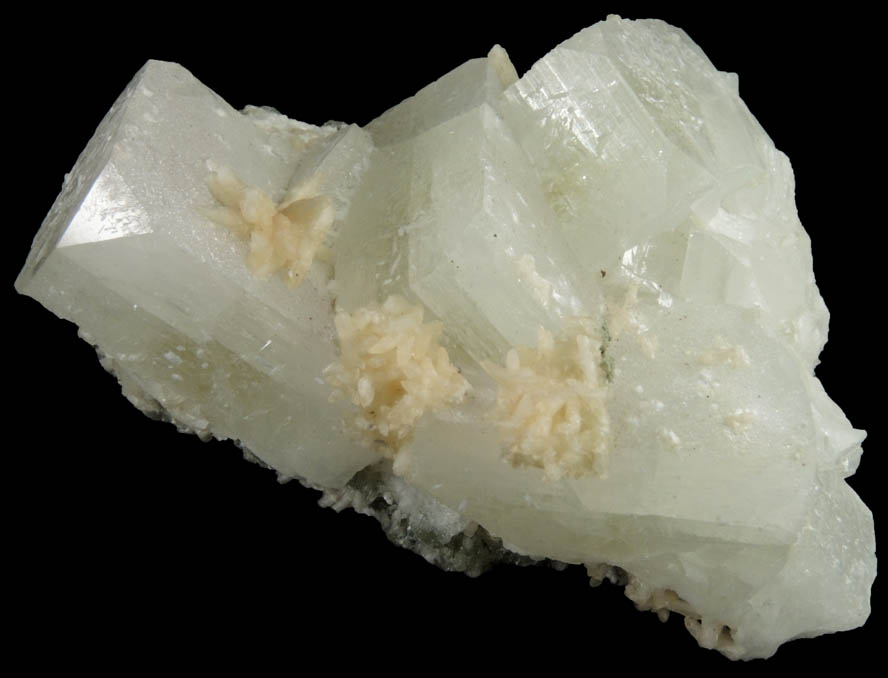 Apophyllite with Aragonite from Prospect Park Quarry, Prospect Park, Passaic County, New Jersey