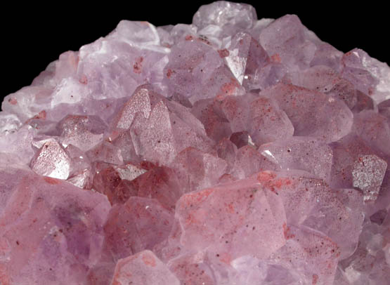 Quartz var. Amethyst with Hematite from Height's Lodge Pocket, Screel Hill, Dumfries & Galloway, Scotland