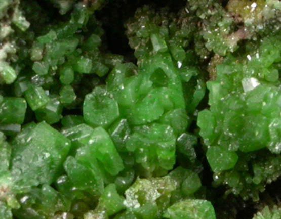 Pyromorphite from West Stayvoyage Vein, Wanlock Dod, Leadhills, Strathclyde, Scotland