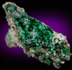 Malachite with Plancheite from Katanga Copperbelt, Democratic Republic of the Congo