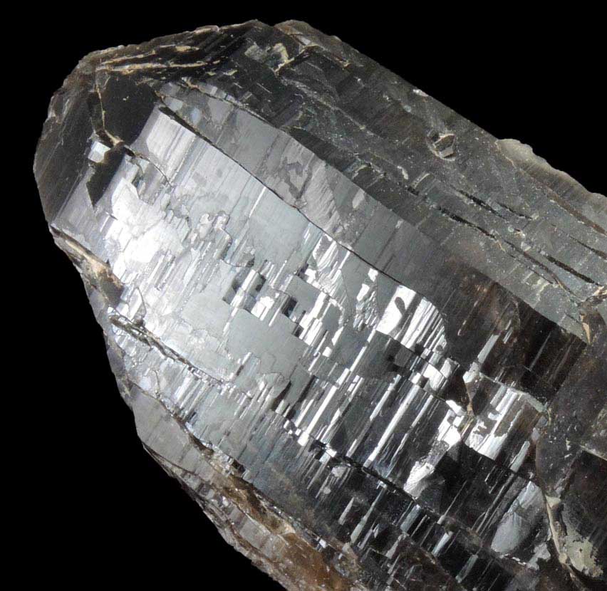 Quartz var. Smoky Quartz (Dauphin Law Twins) from Moat Mountain, west of North Conway, Carroll County, New Hampshire