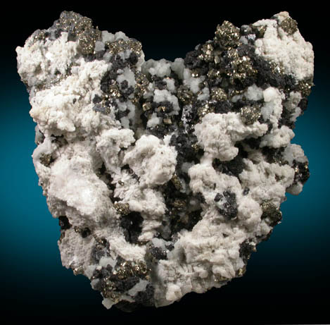 Pyrite, Sphalerite, Calcite, Quartz from Santa Eulalia District, Aquiles Serdán, Chihuahua, Mexico