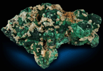 Cerussite on Malachite from Brown's Prospect, Rum Jungle, Northern Territory, Australia